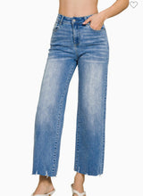 Load image into Gallery viewer, Harper Wide Leg Cropped Denim