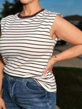 Load image into Gallery viewer, On The Go Striped Top
