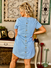 Load image into Gallery viewer, Mary Mack Denim Dress
