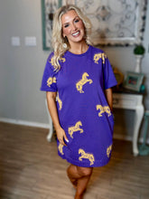 Load image into Gallery viewer, Purple Pride T-Shirt Dress
