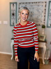 Load image into Gallery viewer, Fall in Line Stripe Top
