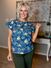 Load image into Gallery viewer, Sweet Magnolia Denim Top

