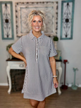 Load image into Gallery viewer, Latte Love Striped Dress
