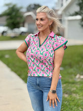 Load image into Gallery viewer, Sweetheart Pop Polo Top
