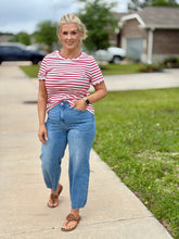 Load image into Gallery viewer, Harper Wide Leg Cropped Denim
