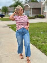 Load image into Gallery viewer, Harper Wide Leg Cropped Denim
